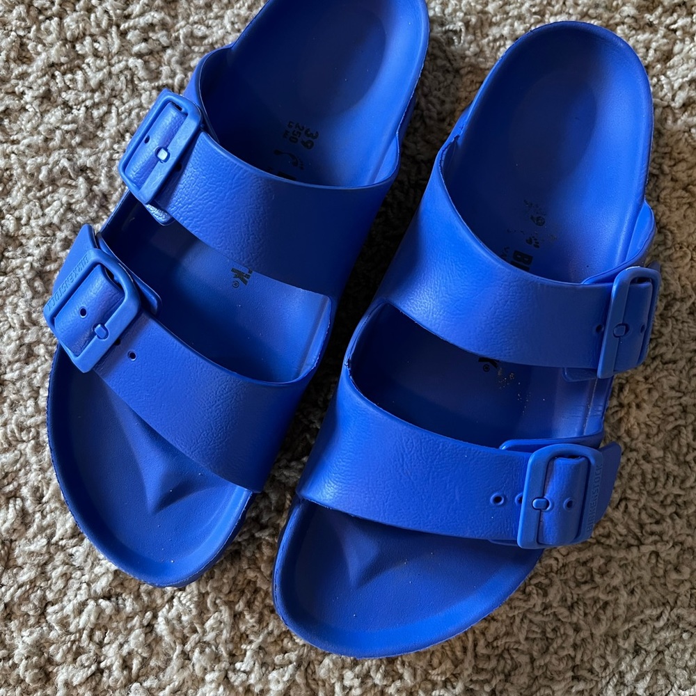 Blue Birkenstock Sandals